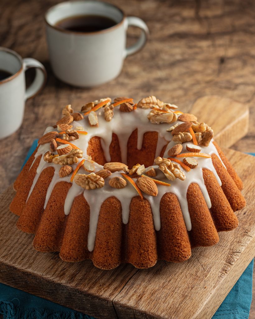 bundt cake noci e mandorle