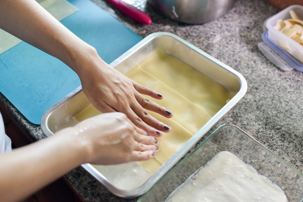 preparazione lasagna al forno