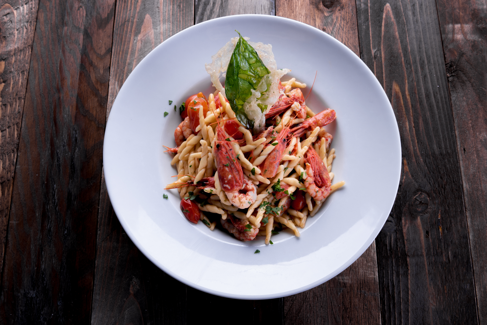 Trofie ai frutti di mare